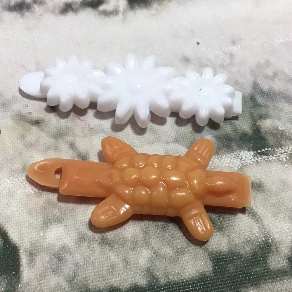 Vintage‎ Goody Plastic Barrettes Clips Girls Lot of 7